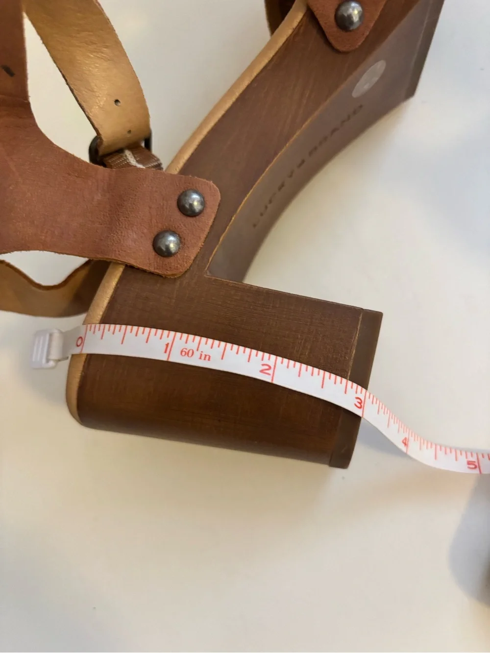 Lucky Brand Women's Brown Strappy Platform Sandals - Classic Comfort - Picture 6 of 7